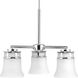 Cascadia 3 Light 21 inch Polished Chrome Chandelier Ceiling Light