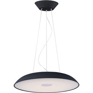 Dimple LED 29.5 inch Black Single Pendant Ceiling Light