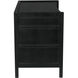 Hampton 36 X 30 inch Hand Rubbed Black Side Table