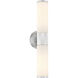 Voltelle 2 Light 5 inch Chrome Wall Sconce Wall Light