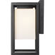 Gladwin 1 Light 14 inch Matte Black Exterior Wall Lantern