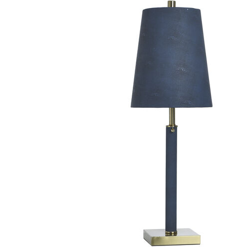 Dann Foley 29.5 inch 60 watt Blue Shagreen Table Lamp Portable Light