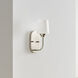 Windom 1 Light 4.5 inch Brushed Nickel Wall Bath Fixture Wall Light