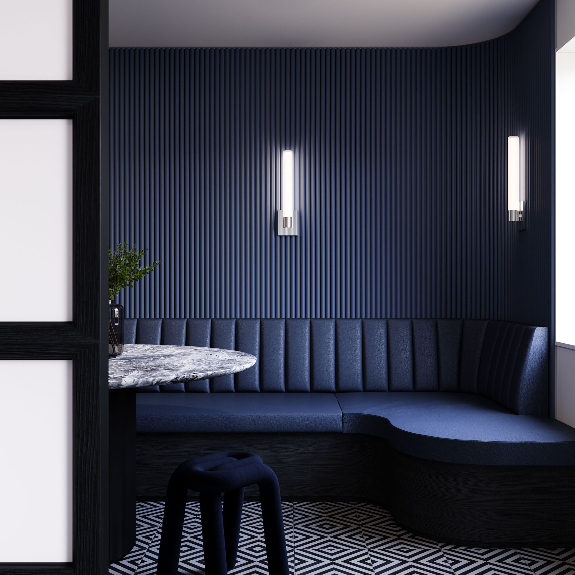 Scepter LED 4.5 inch Polished Chrome Sconce Wall Light