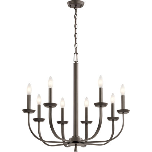 Kennewick 8 Light 27 inch Olde Bronze Chandelier 1 Tier Medium Ceiling Light