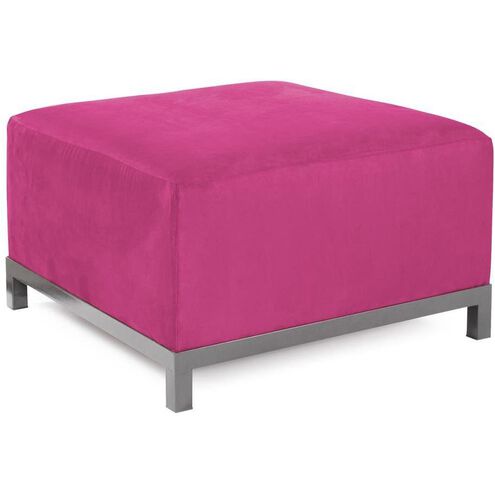 Axis 19.5 inch Fuchsia Ottoman, The Regency Collection