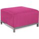 Axis 19.5 inch Fuchsia Ottoman, The Regency Collection