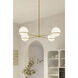 Orstyn 4 Light 48 inch Legacy Brass Chandelier Ceiling Light