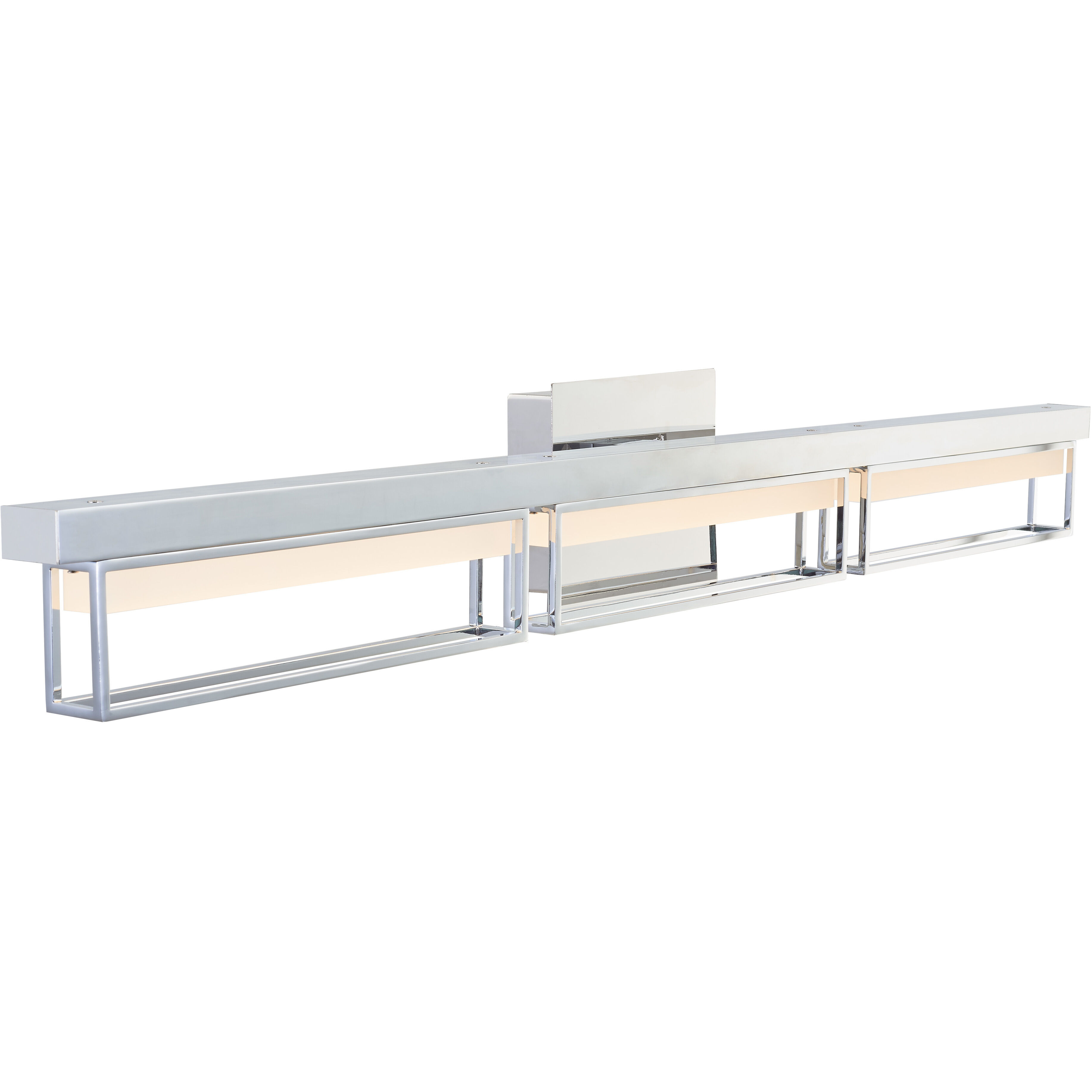 Pane LED 39 inch Chrome Bath Vanity Light Wall Light