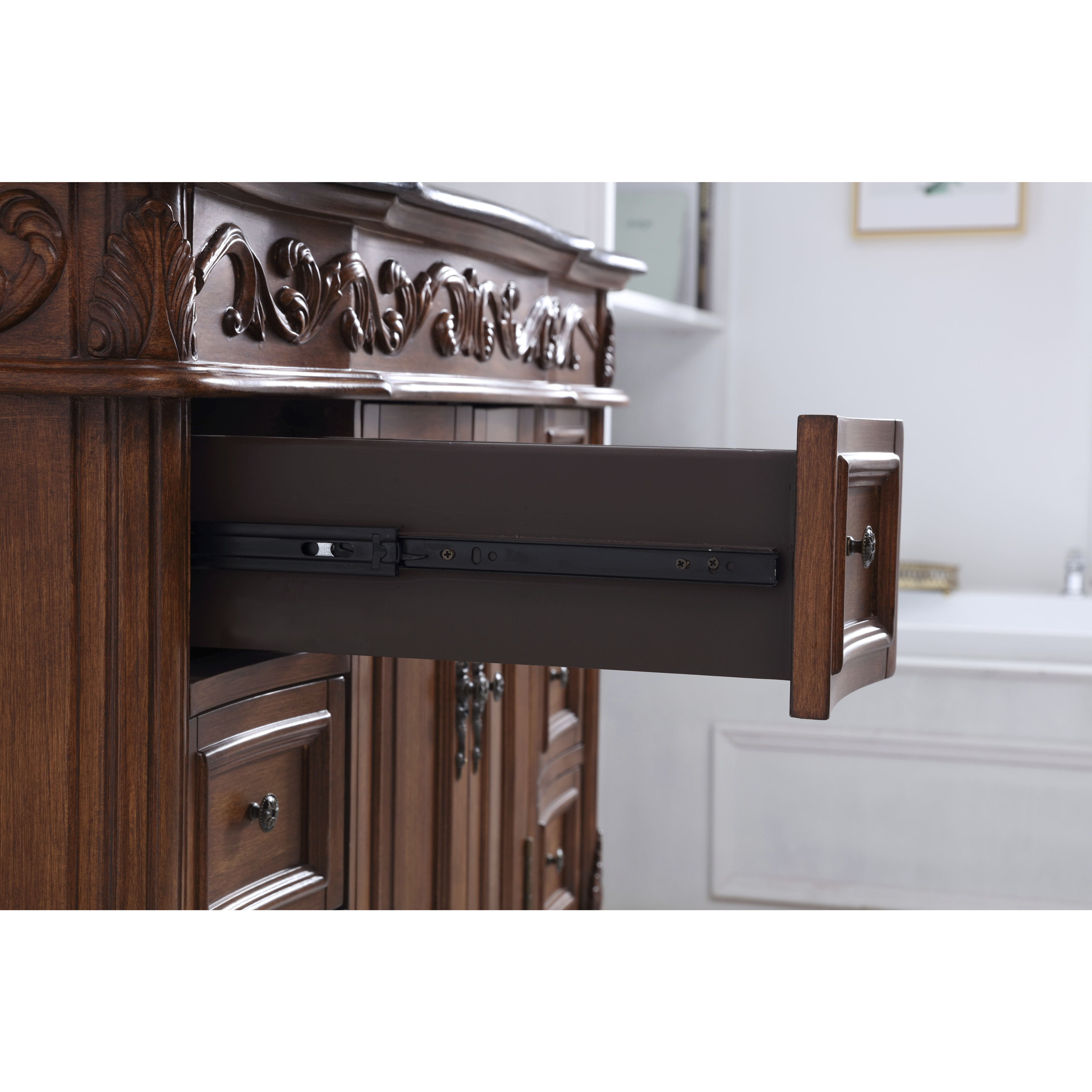 Oakland 48 X 22 X 36 inch Teak Vanity Sink Set