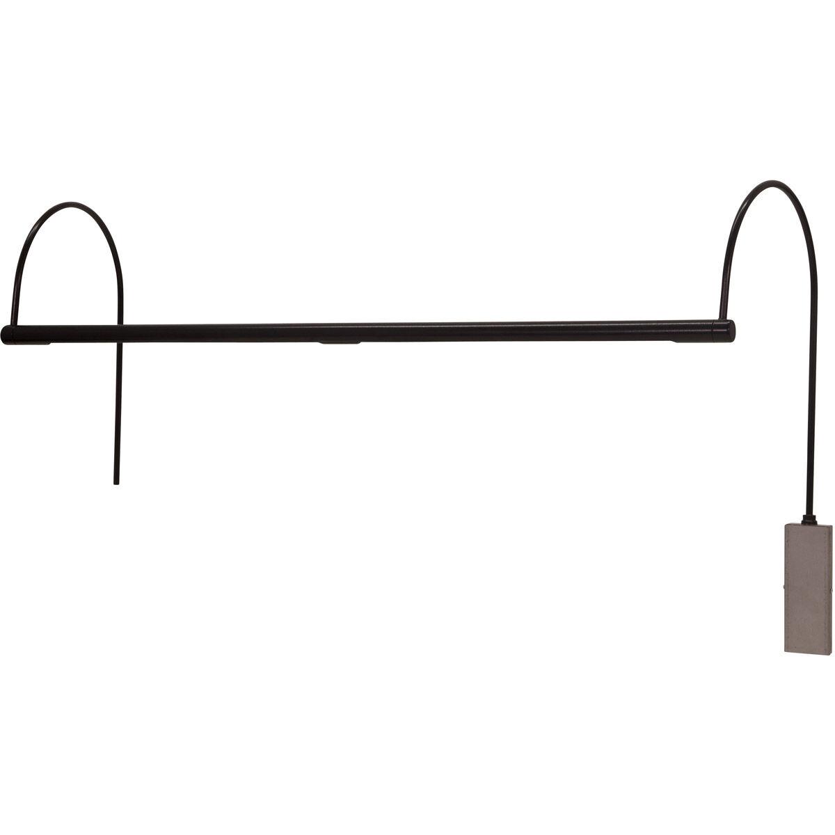 Ultra Slim-line 9 watt 28 inch Black Picture Light Wall Light in 5.5