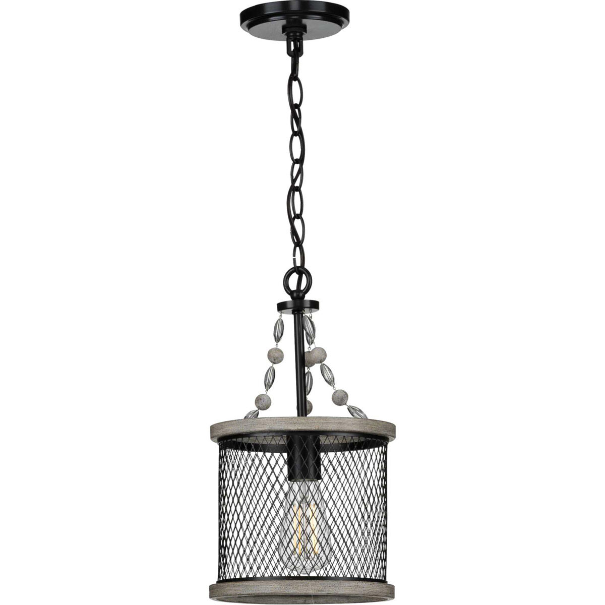 Austelle 1 Light 8.5 inch Antique Bronze Mini-Pendant Ceiling Light
