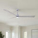 Atlas Alessandra - LK 72 inch Brushed Nickel with Barn Wood Tone Blades Ceiling Fan