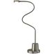 Eternity 21 inch 6.00 watt Brushed Steel Desk Lamp Portable Light