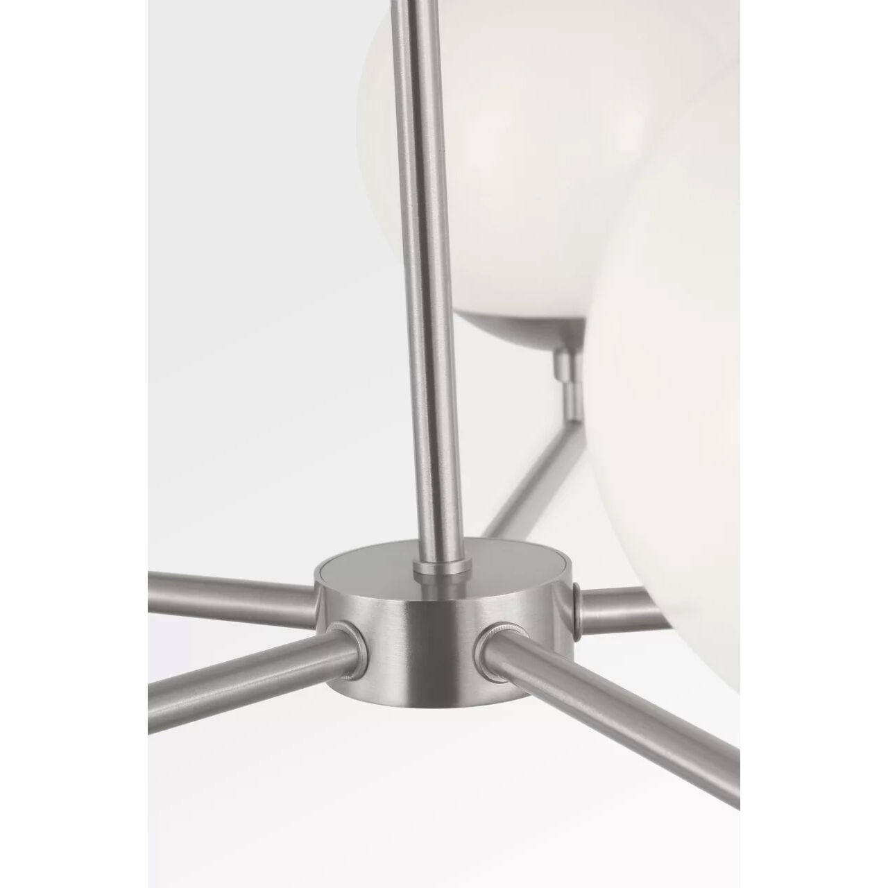 Nube 5 Light 26 inch Brushed Nickel Chandelier Ceiling Light in Incandescent