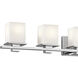 Tully 5 Light 40 inch Chrome Wall Mt Bath 5 Arm Or More Wall Light