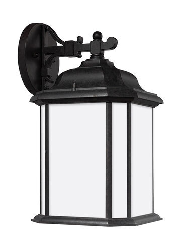 Kent 1 Light 15 inch Oxford Bronze Outdoor Wall Lantern, Large