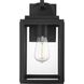 Grandbury 1 Light 14 inch Textured Black Outdoor Wall Lantern, with DURASHIELD, Medium