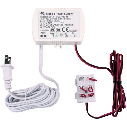 Polaris 5 inch Red with White Under Cabinet - Utility