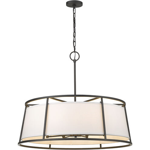Lenyx 8 Light 32 inch Iron Ore Chandelier Ceiling Light