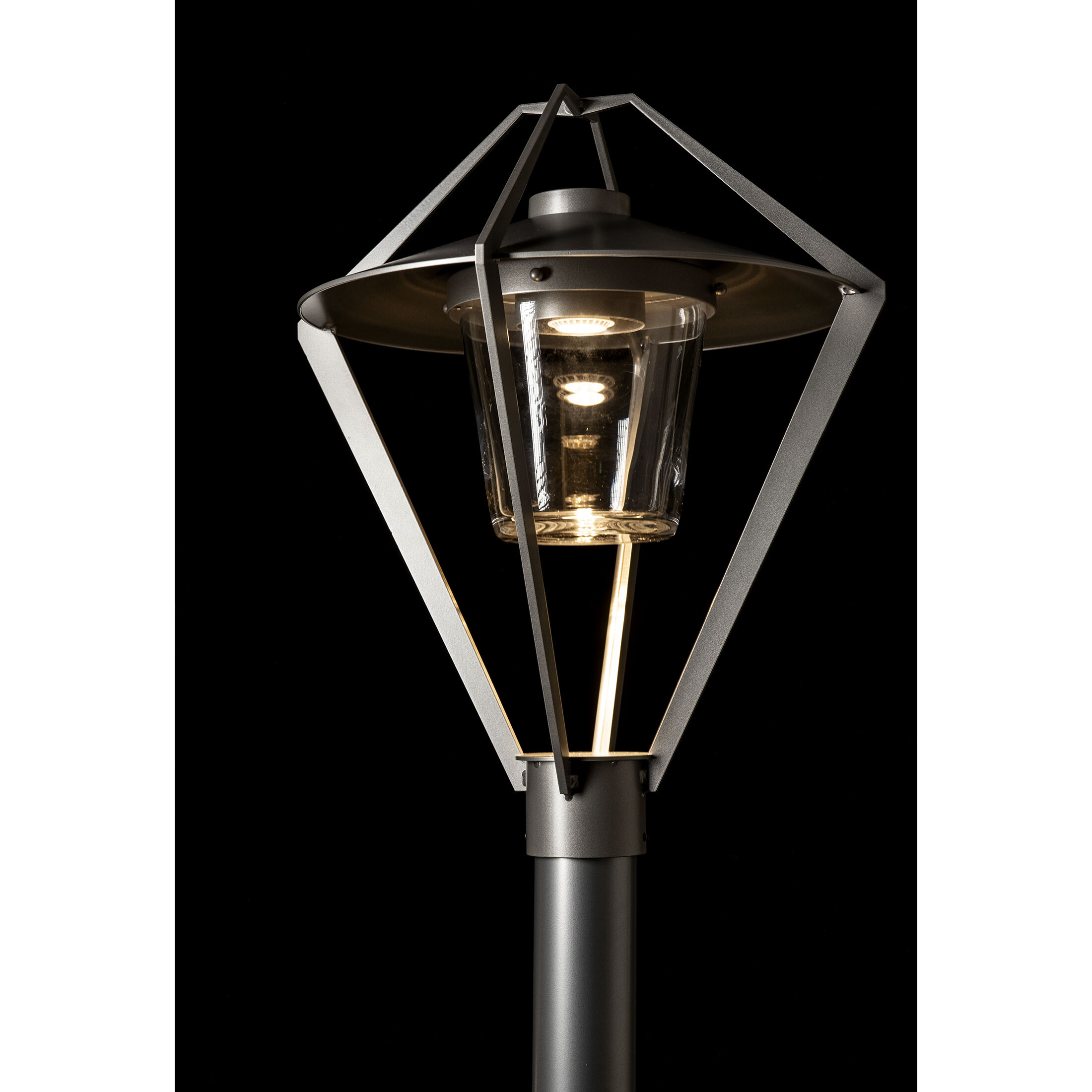 Stellar 1 Light 22.4 inch Coastal Burnished Steel Outdoor Post Light