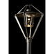 Stellar 1 Light 22.4 inch Coastal Burnished Steel Outdoor Post Light