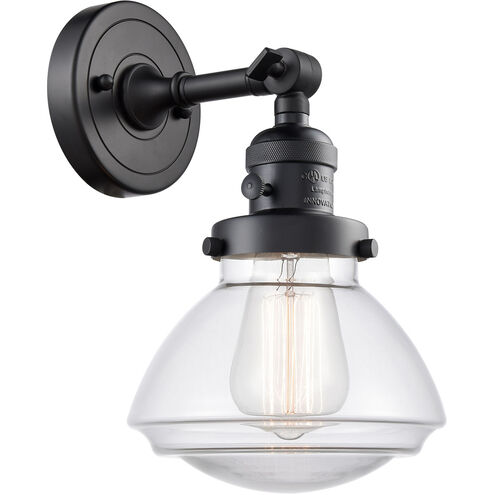 Franklin Restoration Olean LED 7 inch Matte Black Sconce Wall Light, Franklin Restoration