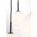 Richard June Sorelle 6 Light 48.35 inch Aged Iron Linear Chandelier Ceiling Light