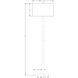 Severn 61 inch 150.00 watt Antique Brass Floor Lamp Portable Light