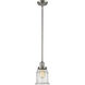 Franklin Restoration Canton 1 Light 6.5 inch Brushed Satin Nickel Mini Pendant Ceiling Light in Incandescent, Seedy, Franklin Restoration