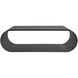 Hera 48 X 24 inch Matte Black Coffee Table