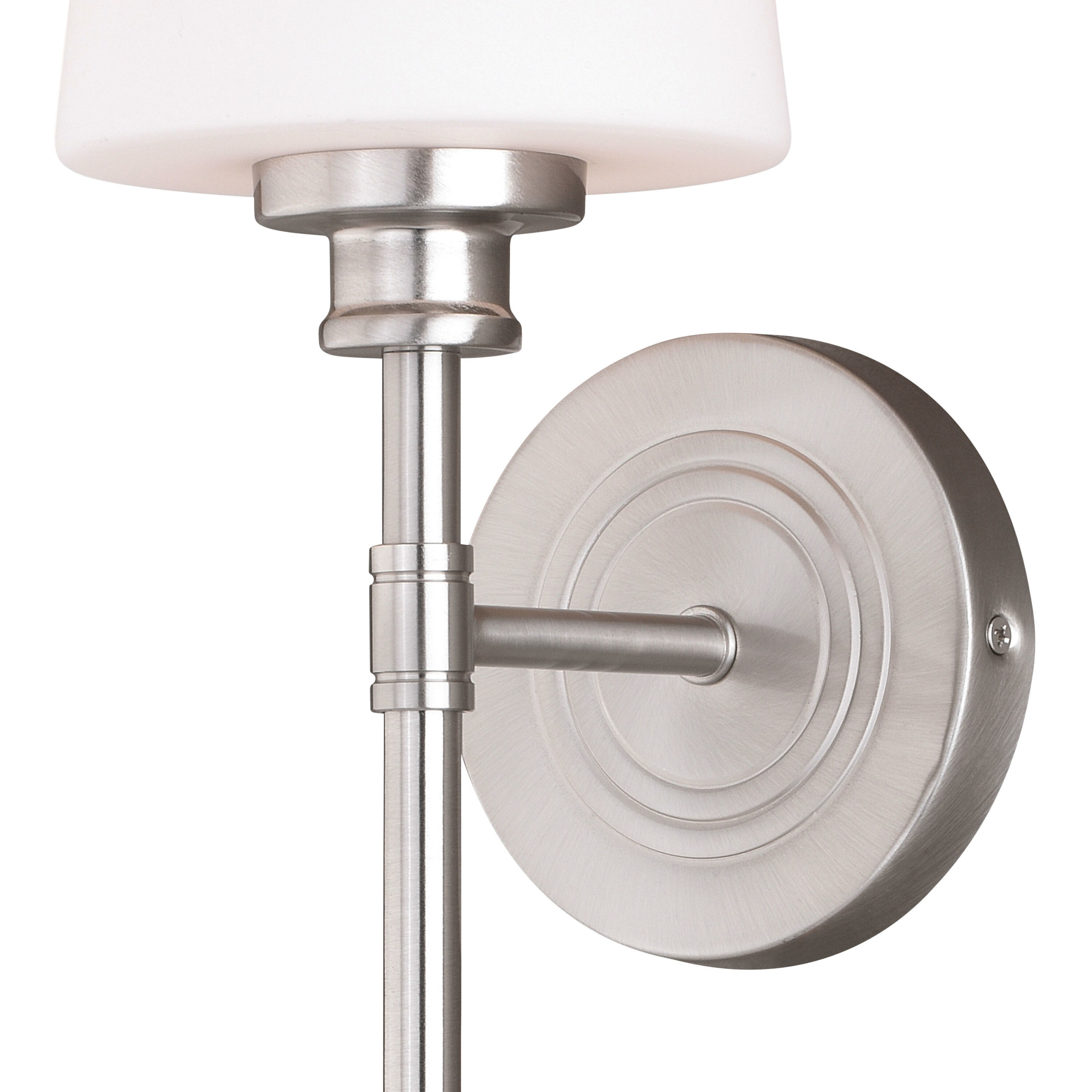 Clark LED 7 inch Satin Nickel Bathroom Light Wall Light