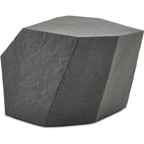 Parra 24 X 18 inch Natural Slate Outdoor Side Table