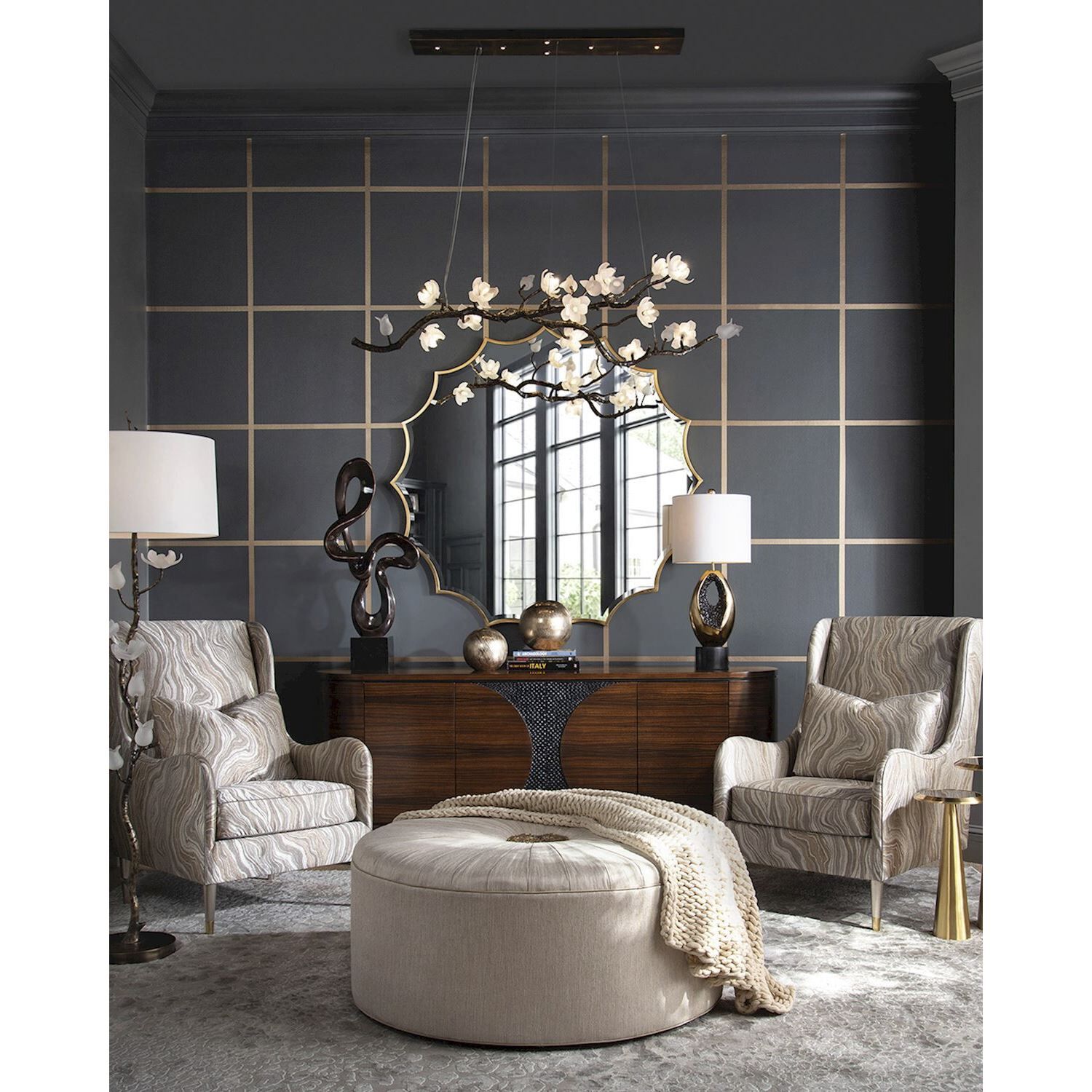 Churippu 19 Light Bronze Chandelier Ceiling Light