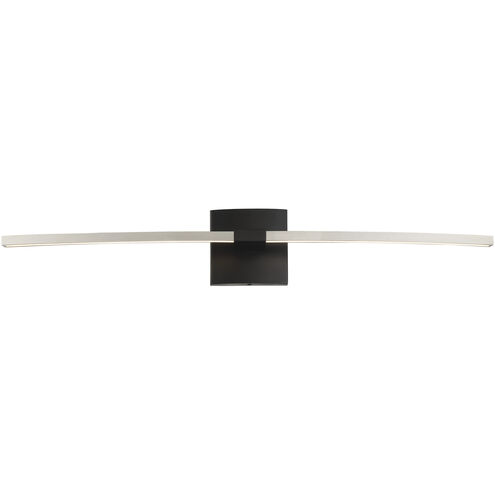 Archer LED 4.75 inch Coal With Brushed Nickel Wall Sconce Wall Light