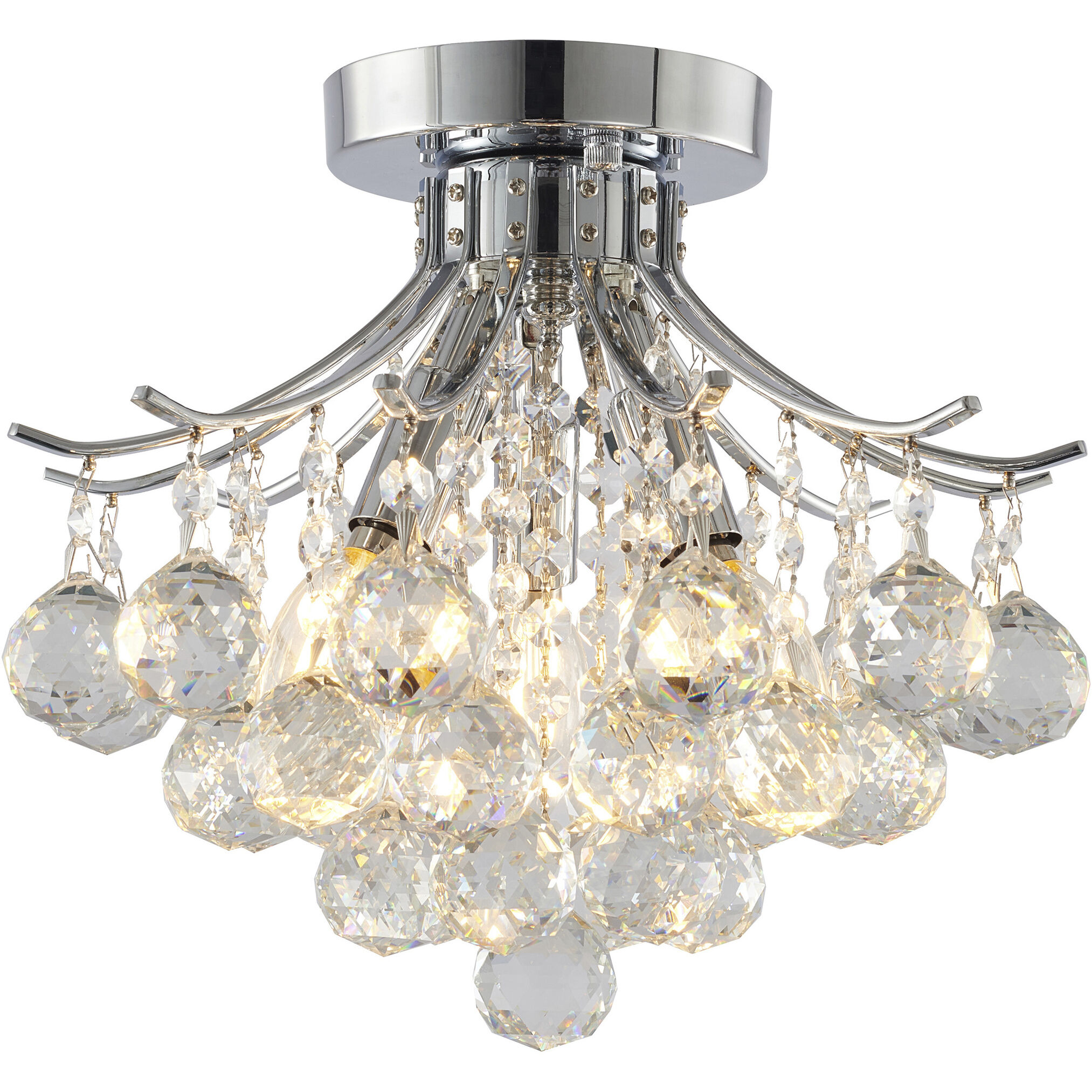 Canada 3 Light 12.00 inch Semi-Flush Mount