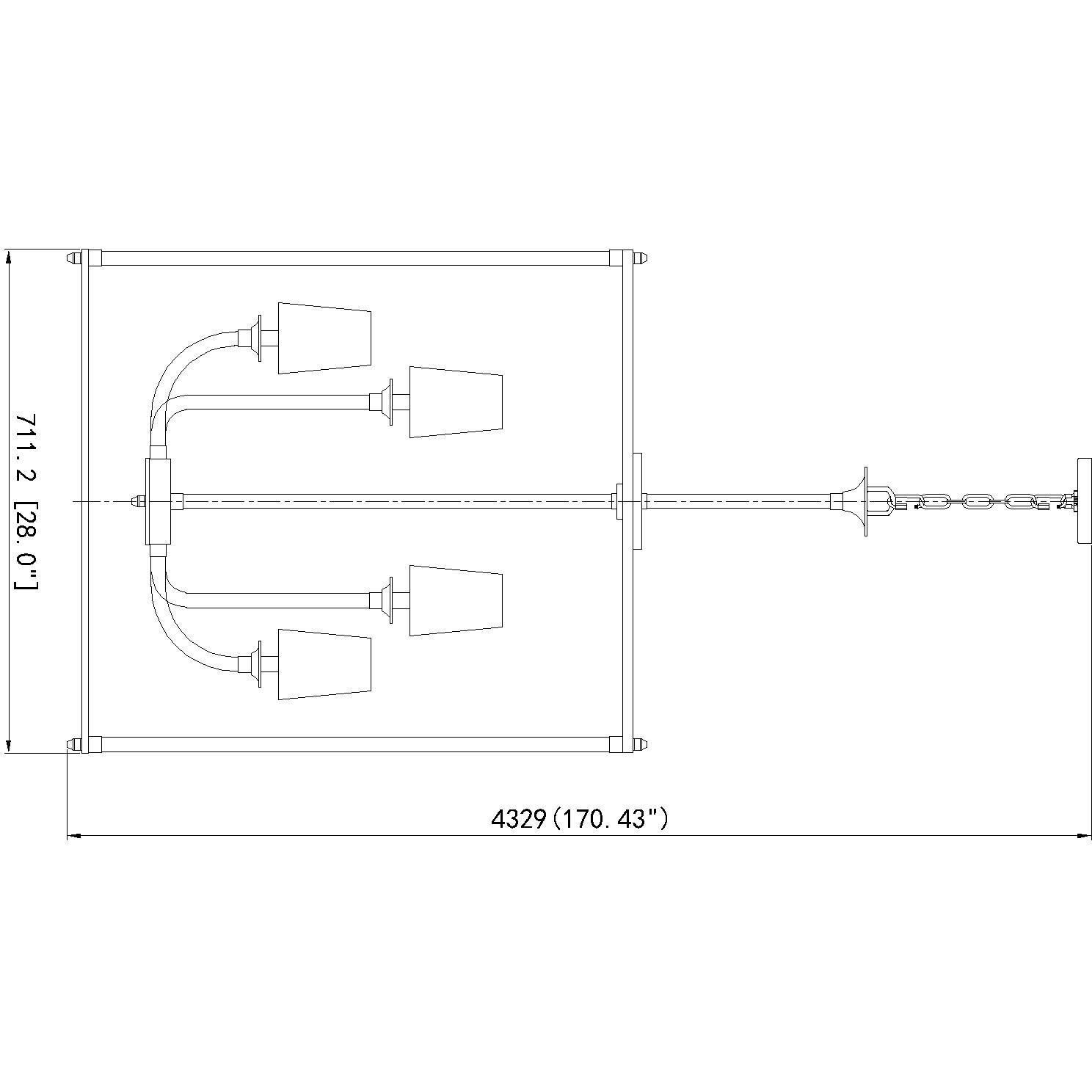 Katerina 9 Light 28 inch Rubbed Brass Chandelier Ceiling Light