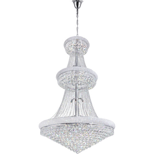 Empire 38 Light 42 inch Chrome Down Chandelier Ceiling Light