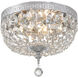 Everett 2 Light 8 inch Chrome Flush Ceiling Light