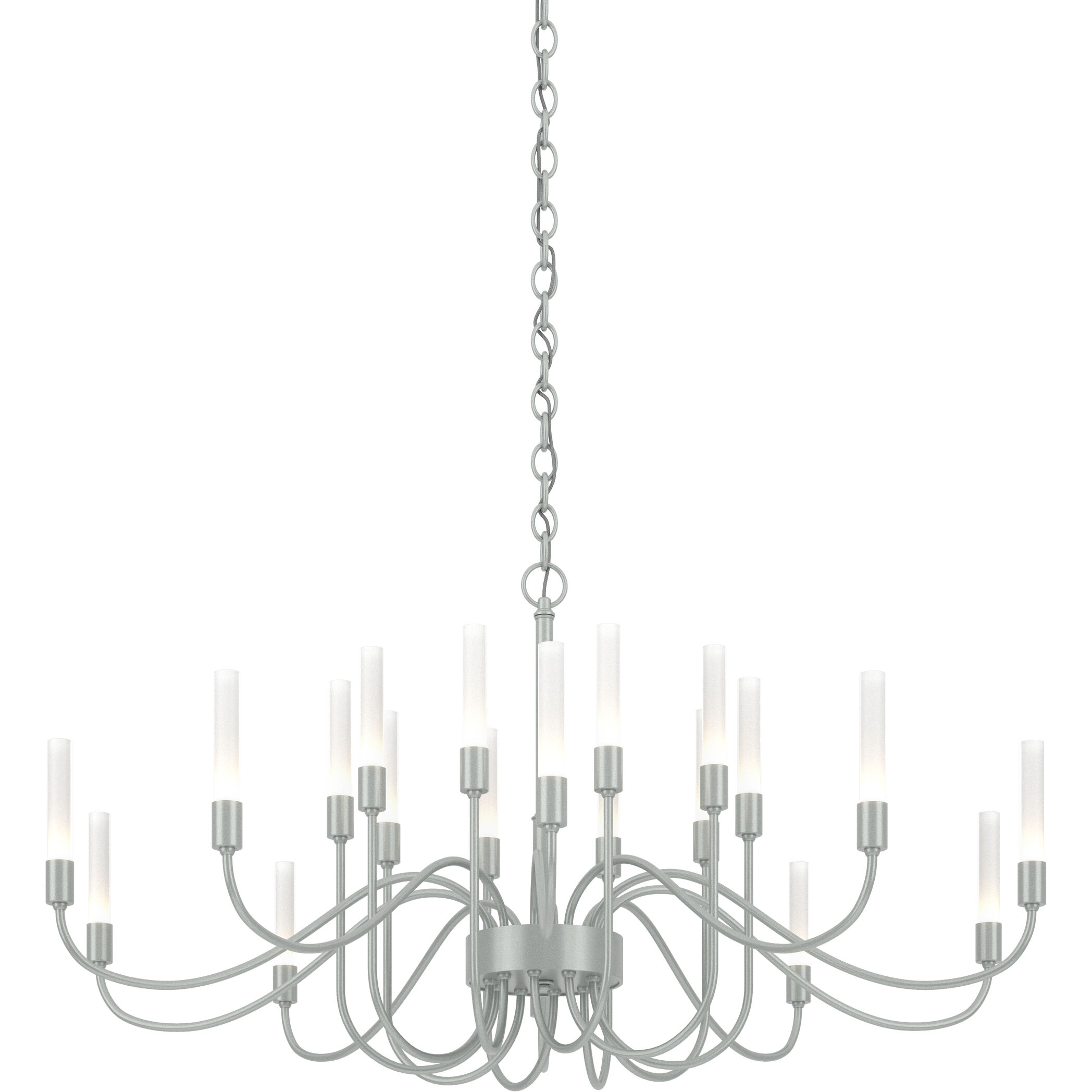 Lisse 20 Light 43.3 inch Vintage Platinum Chandelier Ceiling Light