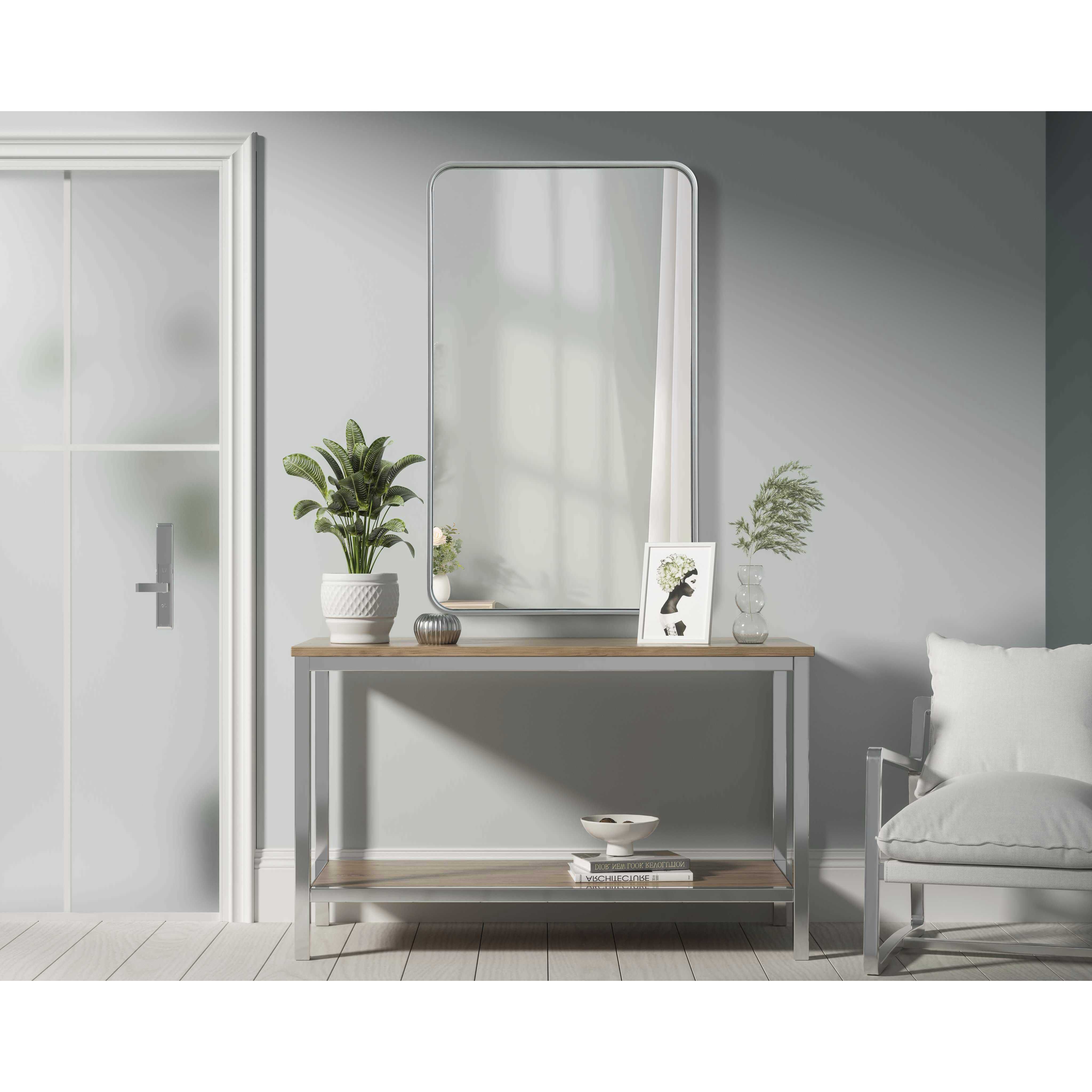 Remy 40 X 24 inch Silver Mirror