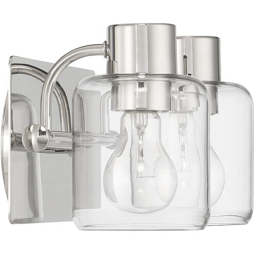 Rori 2 Light 12.38 inch Polished Nickel Vanity Light Wall Light