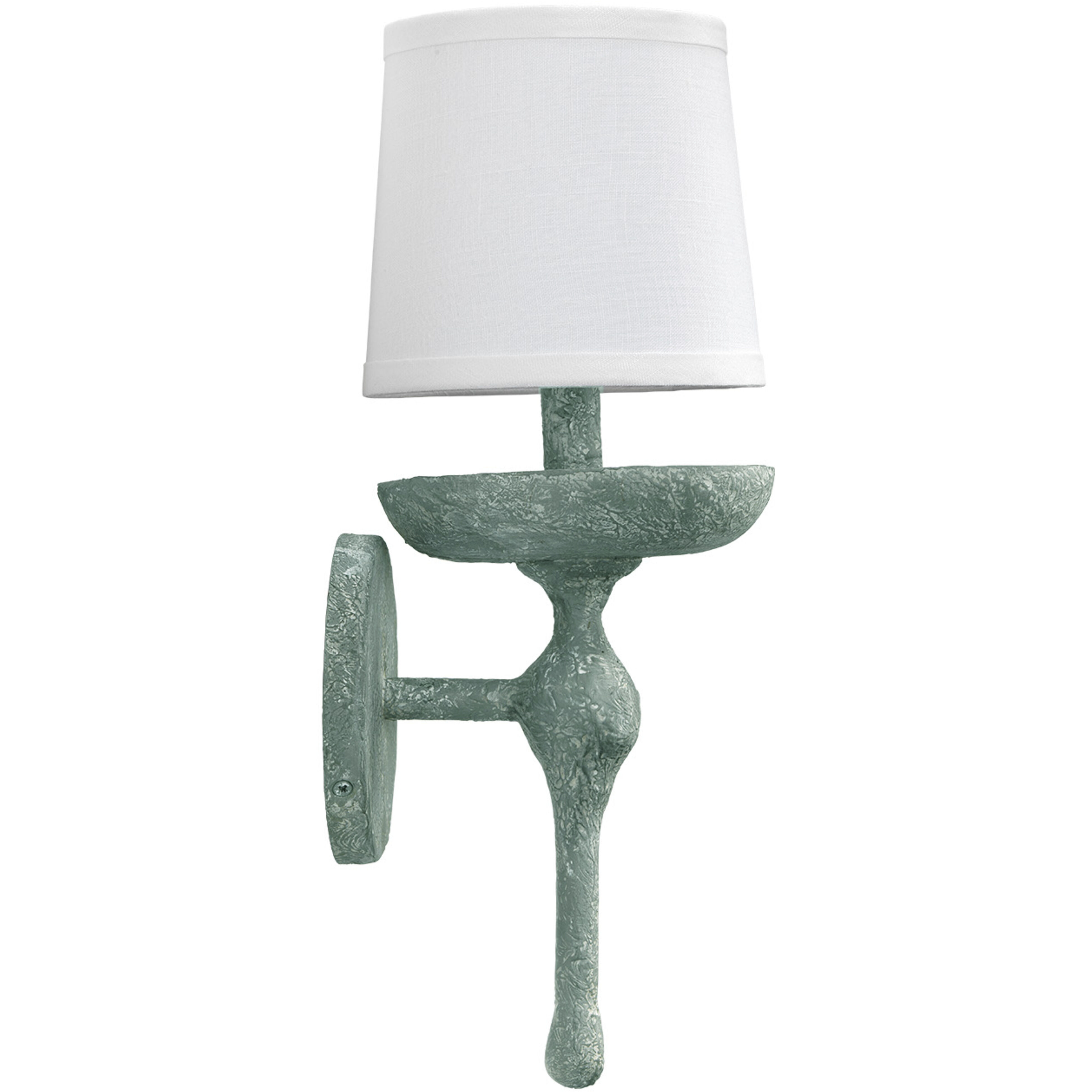 Concord 1 Light 6 inch Grey Plaster Wall Sconce Wall Light