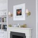 Briar LED 5 inch Muted Brass Wall Light