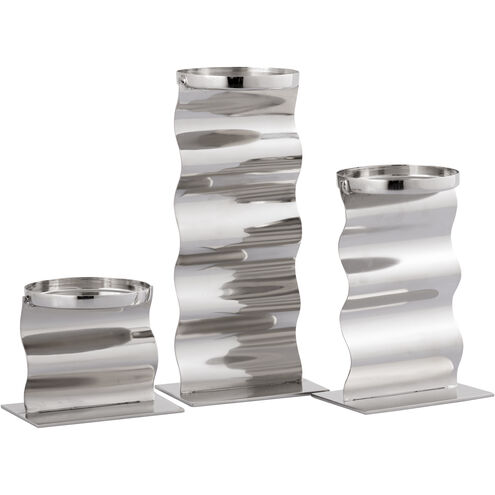 Curve 9.5 X 4.5 inch Candleholder, Pillar