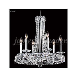 Ashton 6 Light 24 inch Silver Crystal Chandelier Ceiling Light
