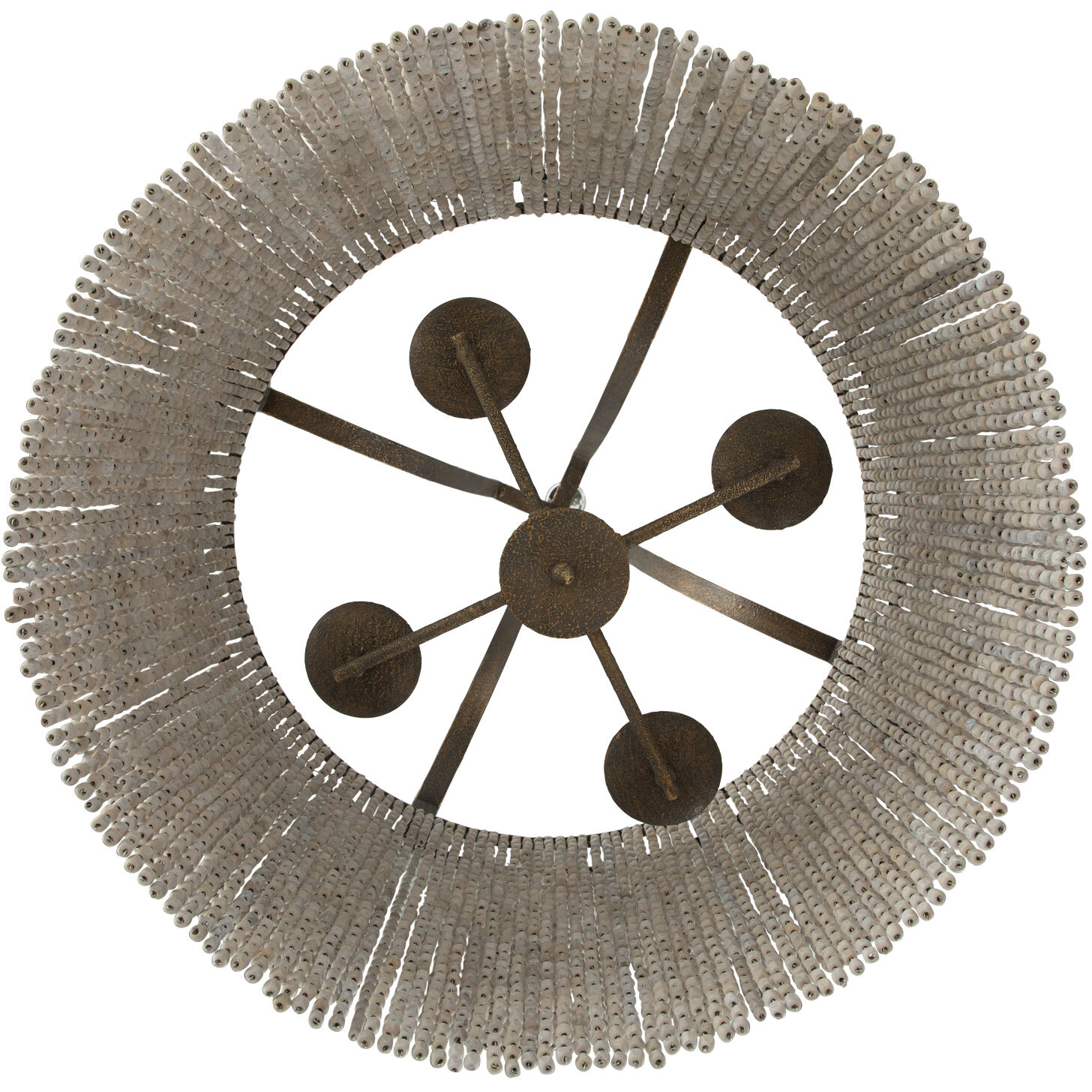 Tamara 4 Light 24.75 inch Antique Gold / Antique White Chandelier Ceiling Light