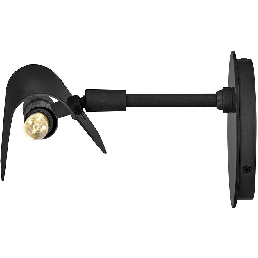 Barrett 9 inch 5.00 watt Black Adjustable Accent Light Wall Light