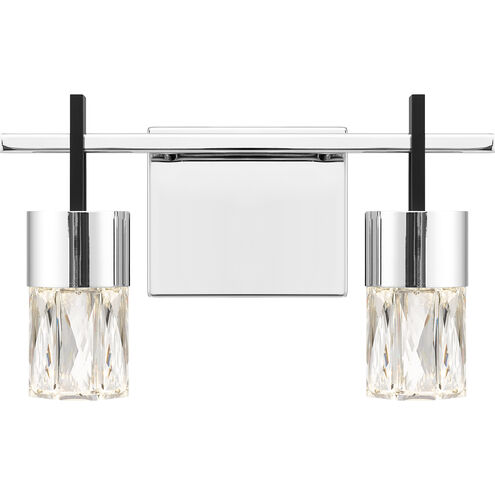 Adena LED 13 inch Polished Chrome Bath Light Wall Light