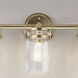 Brinley 3 Light 24 inch Champagne Bronze Bath Vanity Light Wall Light